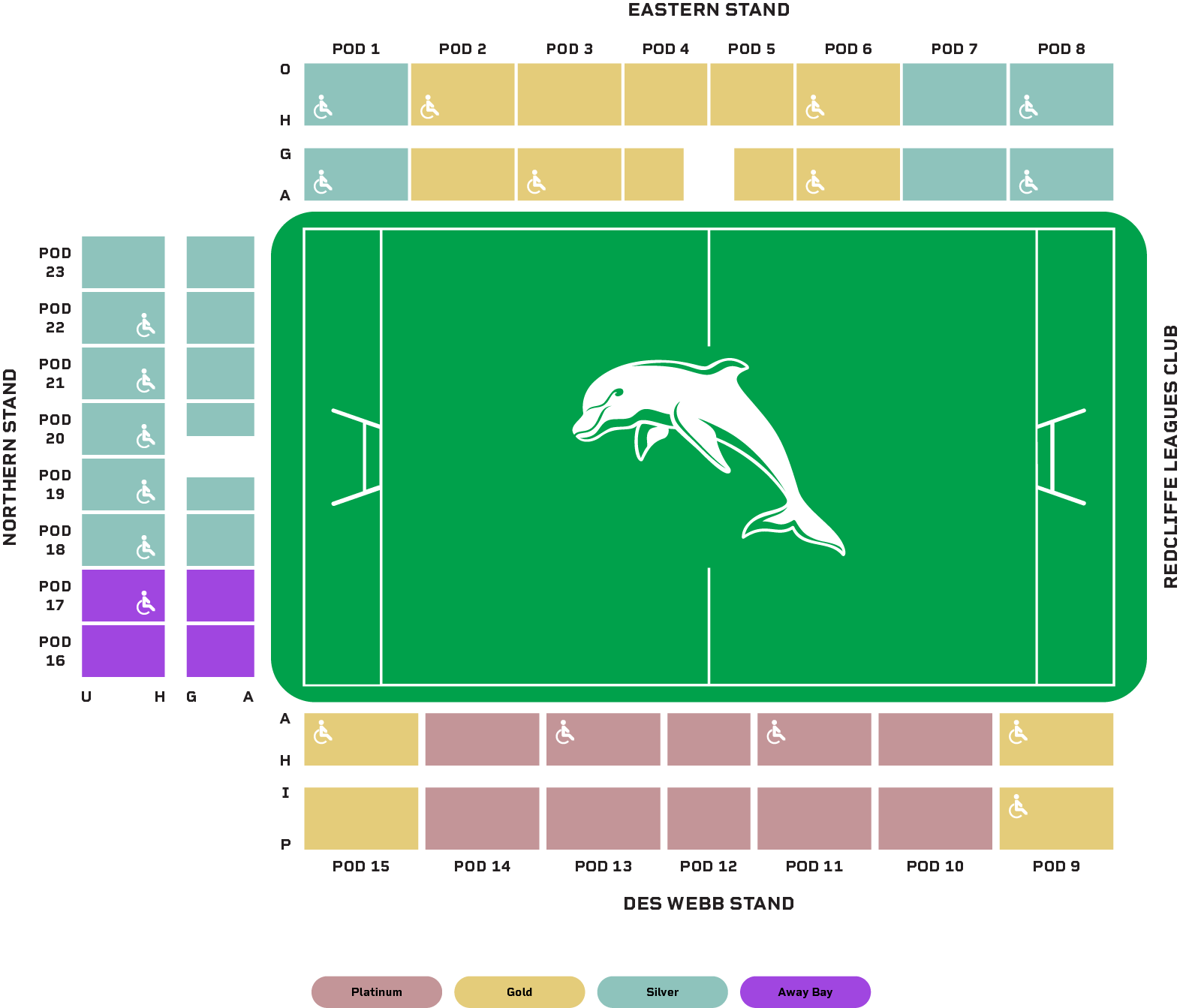 Kayo Stadium Updated Map