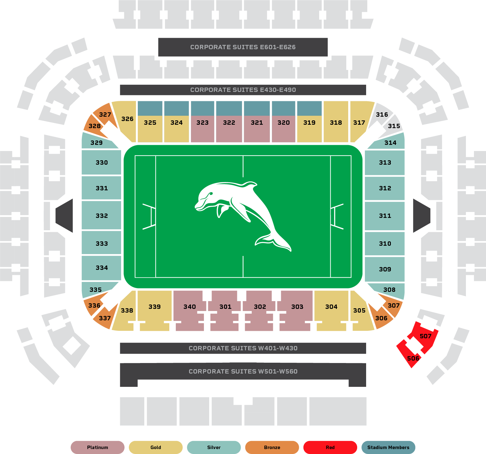 Dolphins 3 Game Red